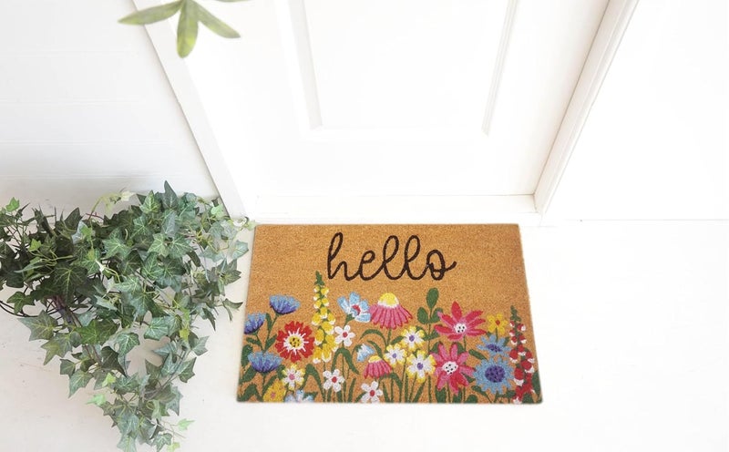 Orchid حصيرة باب مطبوعة مرحباً بأوركيد 45X75 سم - Image 3