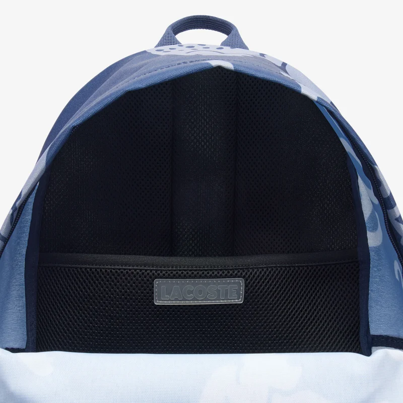 لاكوست Printed Top Handle Zip Over Backpack