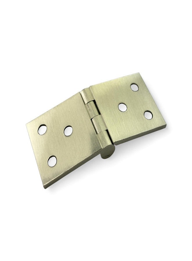 Moksh Plus Table Hinges 1 Inch x 1 Inch x 1 Inch Folding Flip Top Square Hinges for Table and Cabinet Doors Made of Brass (Pack of 2 Pcs.) (S.S. Finish) - Image 5