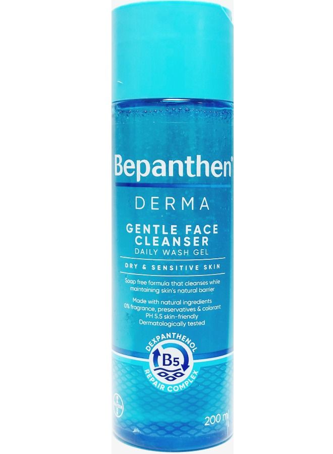 Bepanthen® DERMA Gentle Face Cleanser, 200ml Bottle - Image 2