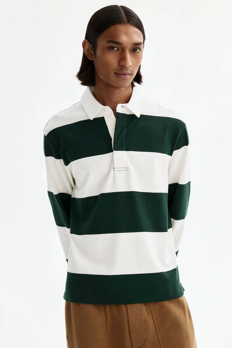 H&M Regular Fit Cotton rugby shirt