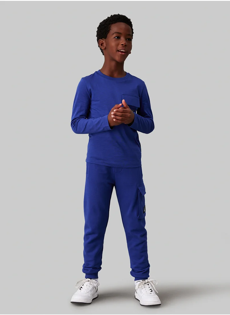 كالفن كلاين جينز BADGE RELAXED SWEATPANTS