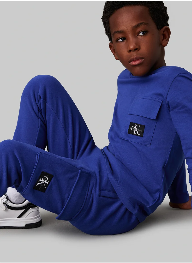 كالفن كلاين جينز BADGE RELAXED SWEATPANTS