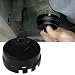 QKYS Oil Filter Wrench for Toyota 4 Runner Prius RAV4 Highlander Tundra 64mm 14 Flute Oil Filter Cap Wrenches Removal Tool for 2557L Engine Aluminum Oil Filter Socket Set Black - Image 2