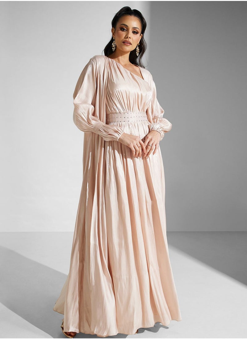 Golden Apple - Kimono 2Pcs Abaya - Image 1