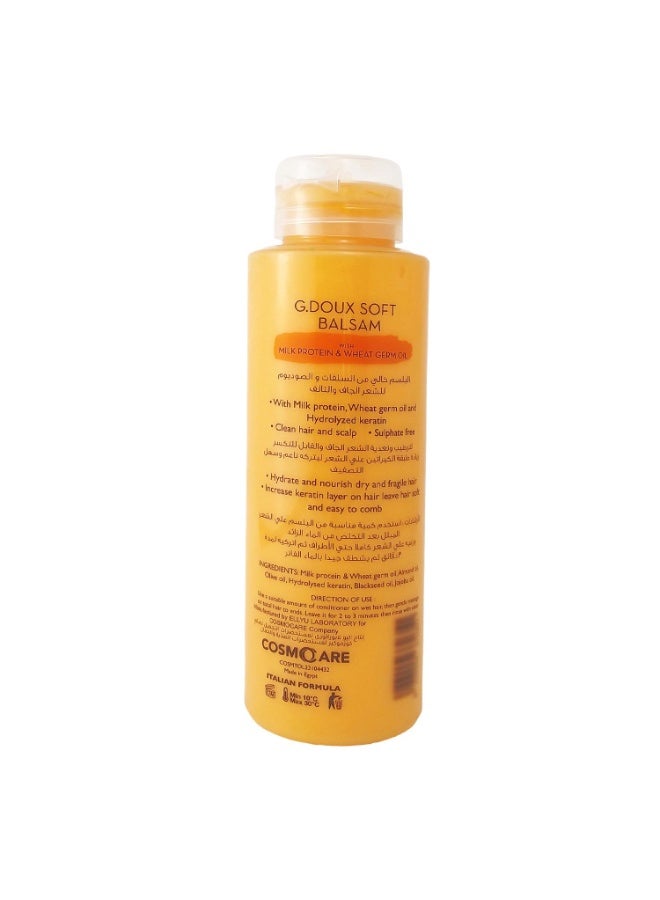 gdoux Balsam with Milk protein and Wheat Germ Oil 400ml - Image 2