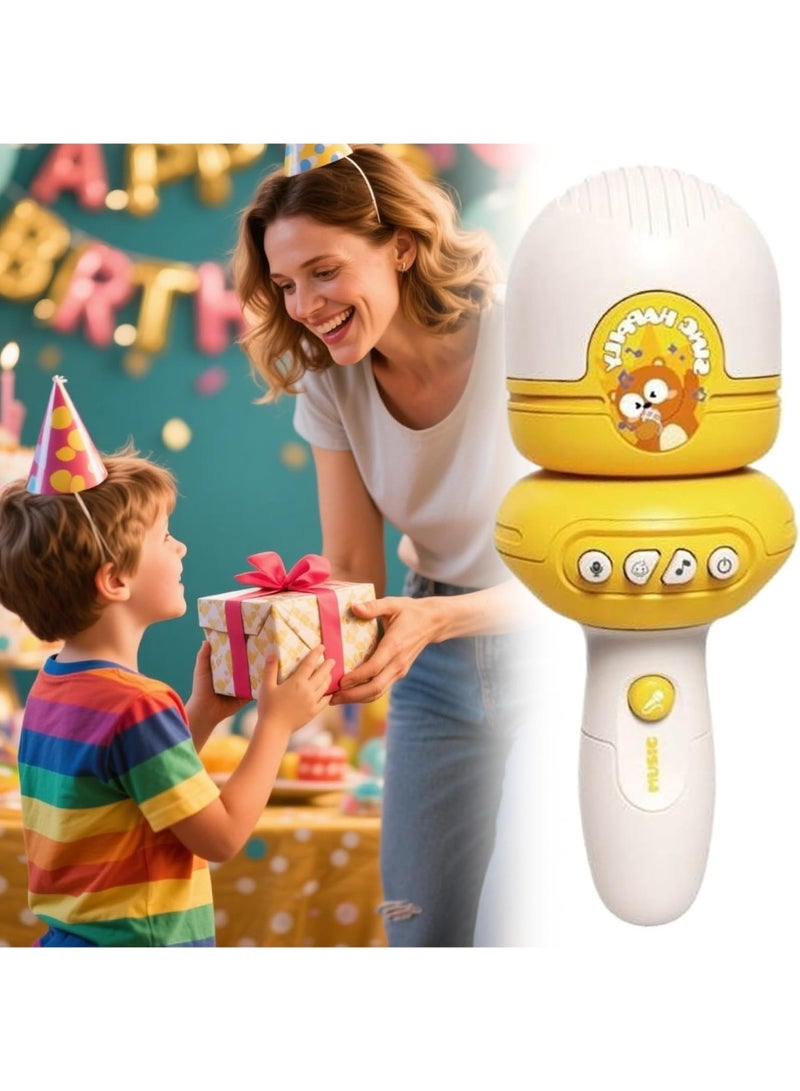 Professional voice-changing microphone with built-in voice and music recording. Multi-effect karaoke microphone. High-quality vocal recording device – ideal for parties and gatherings. - Image 4