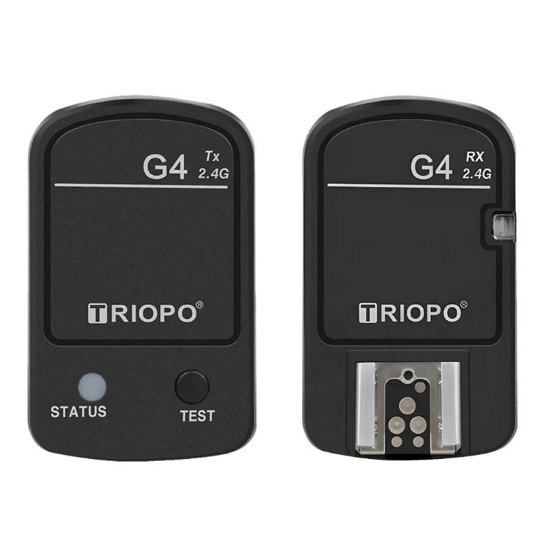 Triopo G4 Flash Trigger Kit, Transmitter + Receiver Wireless 2.4g Universal Sync for Canon Nikon Sony Fuji Pentax - Image 2