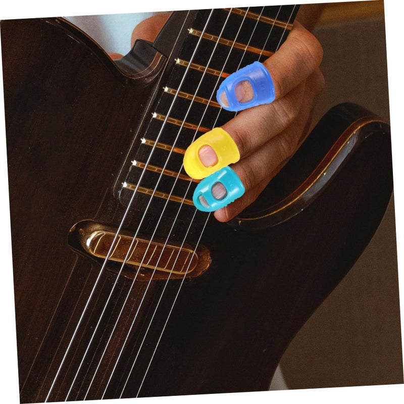 Silicone Finger Protectors 5 Sizes for Guitar Crafting Office Tasks 10 Piece Set - Image 4