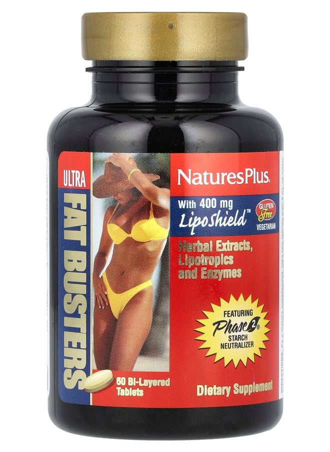 NaturesPlus Ultra Fat Busters 60 BiLayered Tablets 
