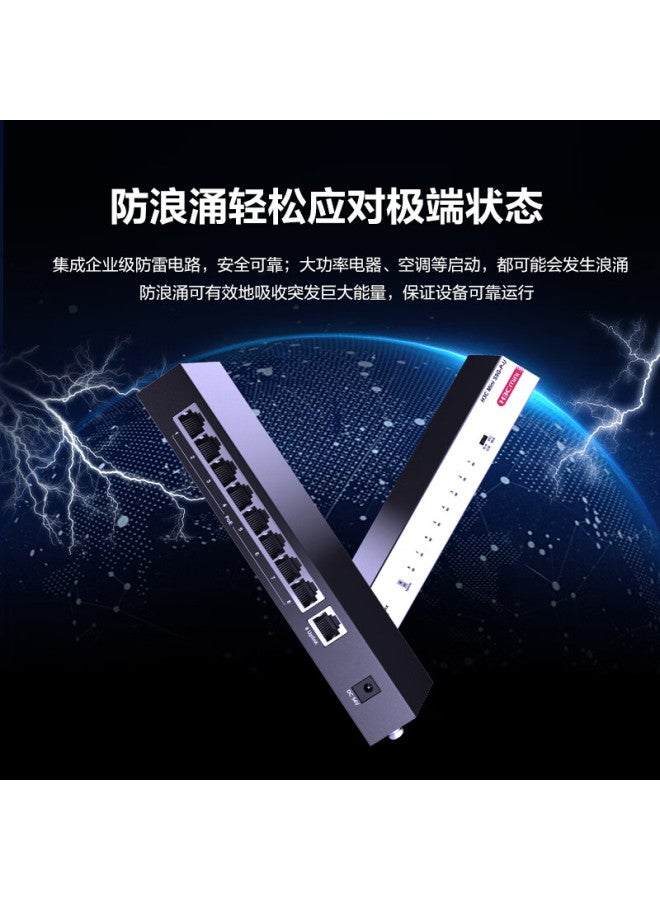H3c 9-port Gigabit Poe Switch, Unmanaged Enterprise-grade Switch, Surveillance Network Cable Splitter, S9g-p Replacement For S9g-p - Image 4