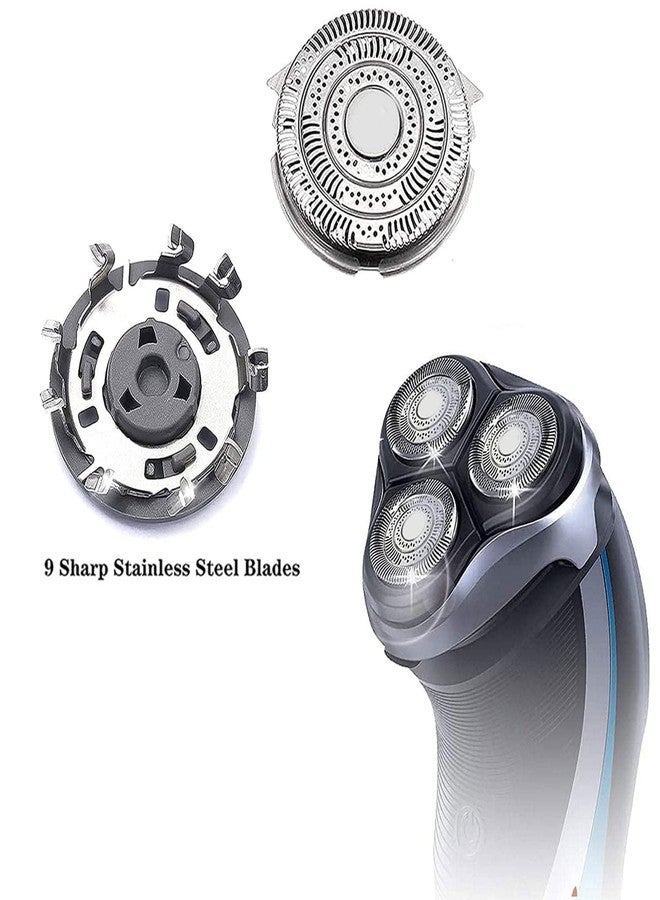 Gleway HQ9 Replacement Heads Compatible with Philips HQ9 Shavers, HQ9 Replacement Shaving Heads for Series 8140XL 8150XL 8160XL 8170XL HQ9070, HQ9 Replacement Blades Razor HQ9080 8240XL - Image 3