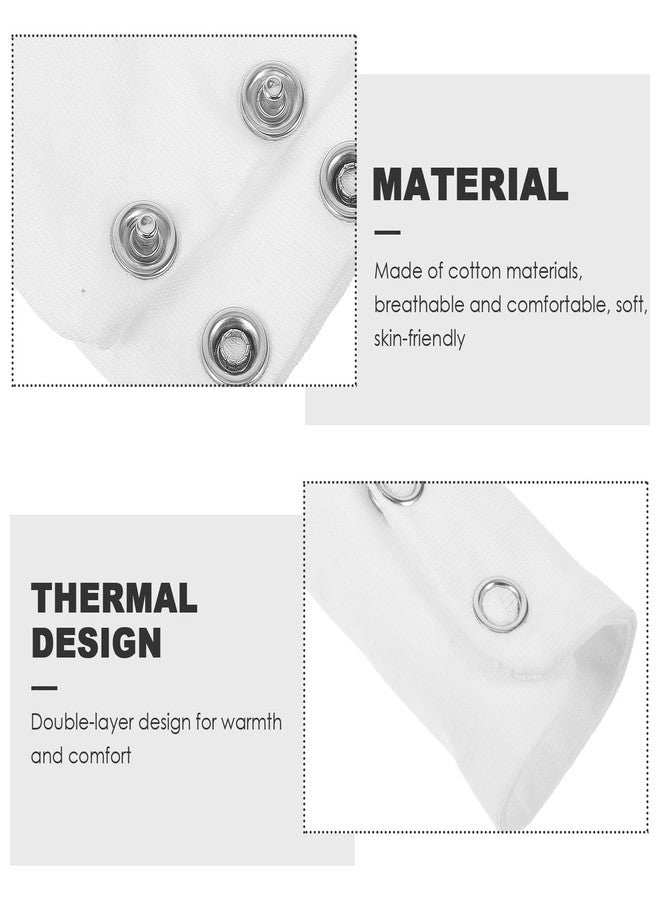 DEARMAMY Bodysuit Extenders:Rectangular white double layer for Romper Crotch Extenter - Image 4
