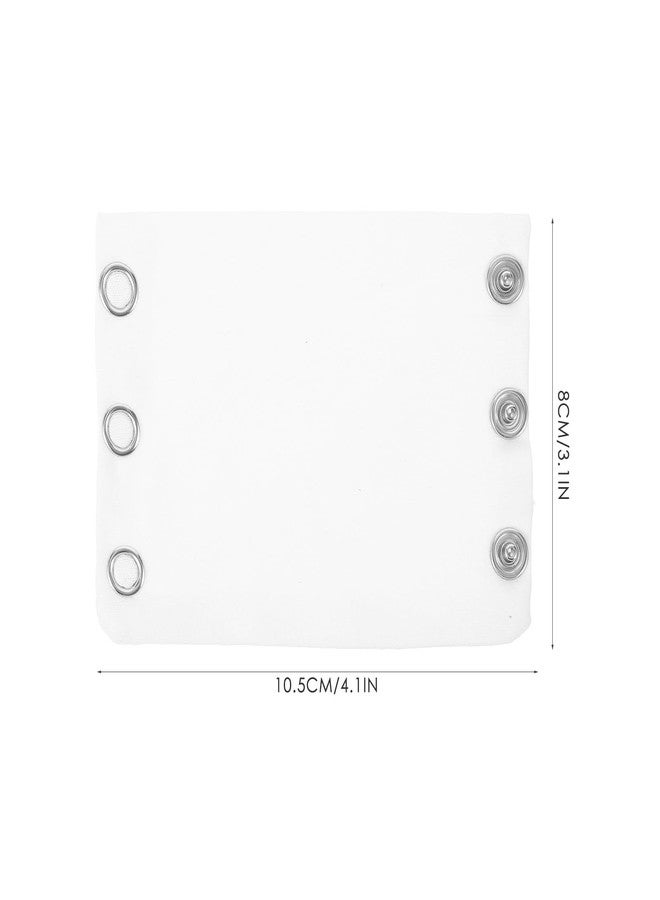 DEARMAMY Bodysuit Extenders:Rectangular white double layer for Romper Crotch Extenter - Image 2