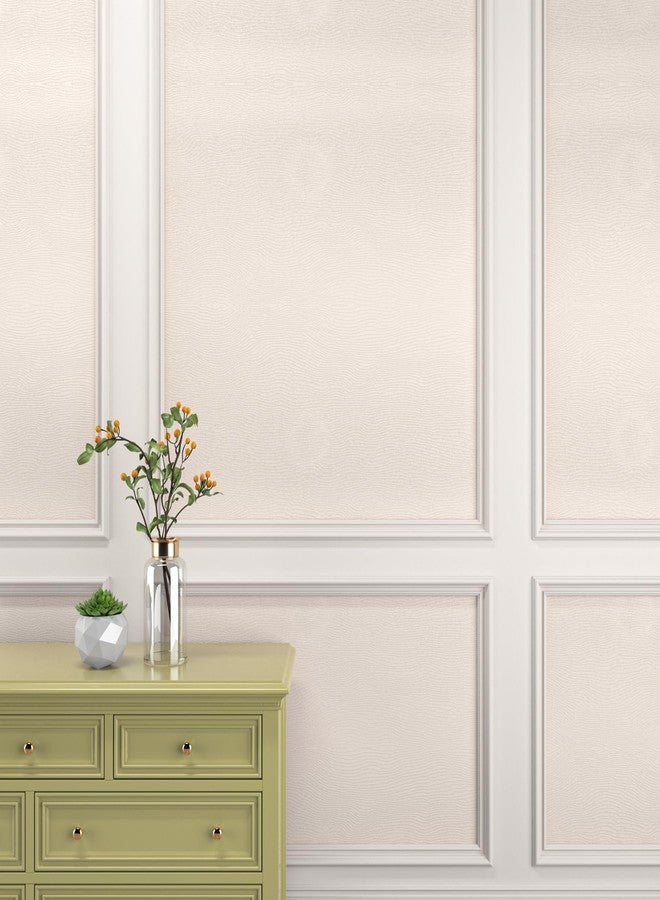 Decotalk Beige Wallpaper Peel and Stick Beige Wallpaper, 17.7x120 Inch, Textured Wallpaper for Bedroom Wall Decor Vinyl Wrap Solid Cream Contact Paper for Cabinets and Drawers, Cream - Image 5