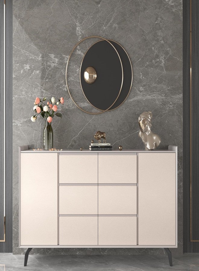 Decotalk Beige Wallpaper Peel and Stick Beige Wallpaper, 17.7x120 Inch, Textured Wallpaper for Bedroom Wall Decor Vinyl Wrap Solid Cream Contact Paper for Cabinets and Drawers, Cream - Image 3