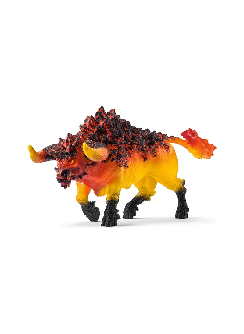 Schleich - Schleich Fire Bull Toy Figure - Image 1