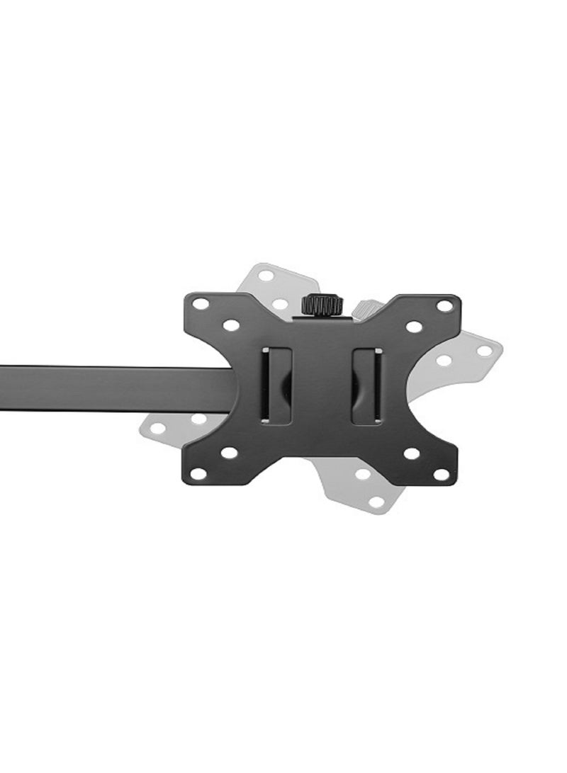 Skill Tech Skilltech SH C404 Quad Monitor Desk Mount for 13–32", Full Motion Adjustable Arms, 8kg per Screen, Max VESA 100×100, 460mm Extension, 880mm Height, Clamp Installation, Cable Management – Matte Black - Image 5