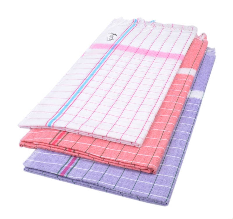 Sathiyas Sunrise Cotton Bath Towel (29 x 58 Inches) -3 Pieces Combo - Image 5