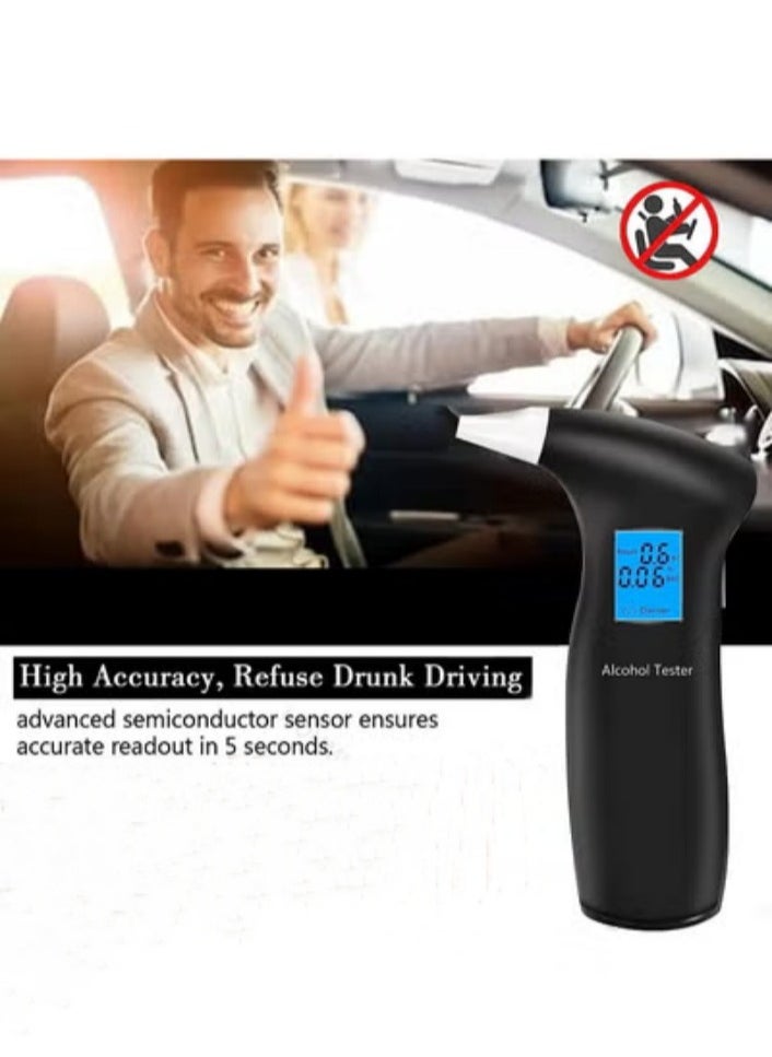 Breath Tester, Portable Digital Breathalyzer with LCD Screen