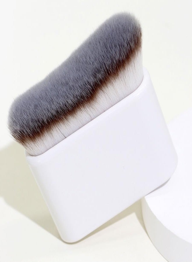 COSHINE Big Self Tanning Blend Brush, Professional Self Tanner, Kabuki, Powder, Foundation, Blusher, Shadow, Bronzer, Face and Body Makeup Brush (WHITE) - Image 1