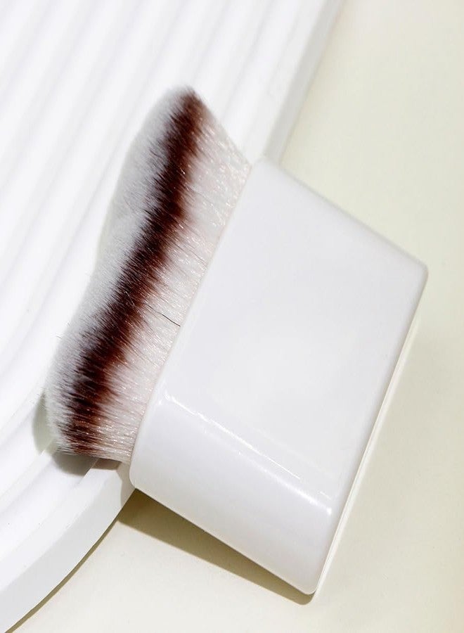 COSHINE Big Self Tanning Blend Brush, Professional Self Tanner, Kabuki, Powder, Foundation, Blusher, Shadow, Bronzer, Face and Body Makeup Brush (WHITE) - Image 5