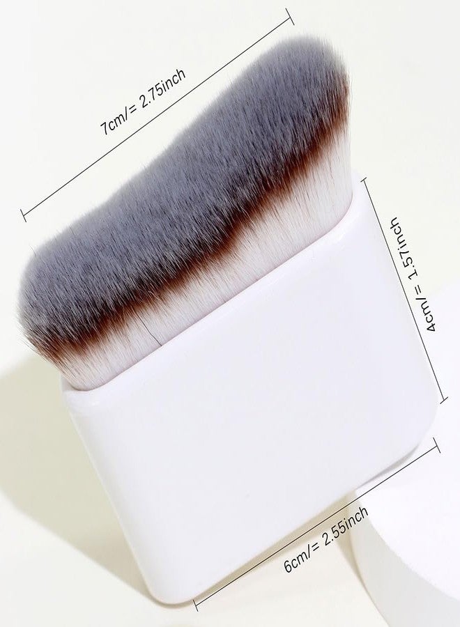 COSHINE Big Self Tanning Blend Brush, Professional Self Tanner, Kabuki, Powder, Foundation, Blusher, Shadow, Bronzer, Face and Body Makeup Brush (WHITE) - Image 4