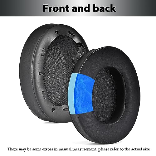 Adhiper XM4 Replacement Ear Pads for Sony WH-1000XM4 (WH1000XM4) Noise Canceling Headphones, Upgraded Cooling Gel Earpads Cushions with Noise Isolation Memory Foam & Softer Protein Leather (Black) - Image 5
