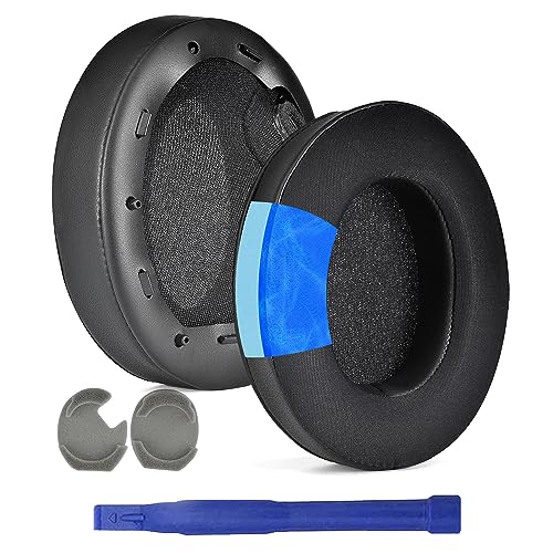 Adhiper XM4 Replacement Ear Pads for Sony WH-1000XM4 (WH1000XM4) Noise Canceling Headphones, Upgraded Cooling Gel Earpads Cushions with Noise Isolation Memory Foam & Softer Protein Leather (Black) - Image 1