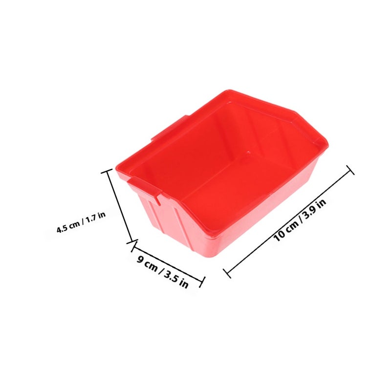 Warehouse Storage Bins, Stackable Parts Organizer Boxes Made of Sturdy Plastic Material - Image 2
