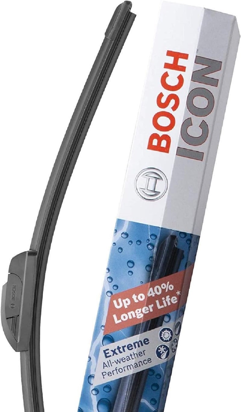 Bosch ICON Wiper Blades 24OE19OE (Set of 2) - All-Weather Performance for Audi, BMW, Mercedes-Benz, Volkswagen - Image 4