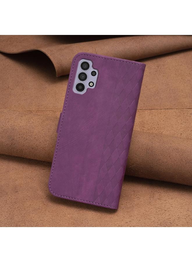 اس-توب جراب لهاتف Samsung Galaxy A32 4G مصنوع من الجلد المنقوش - Image 3
