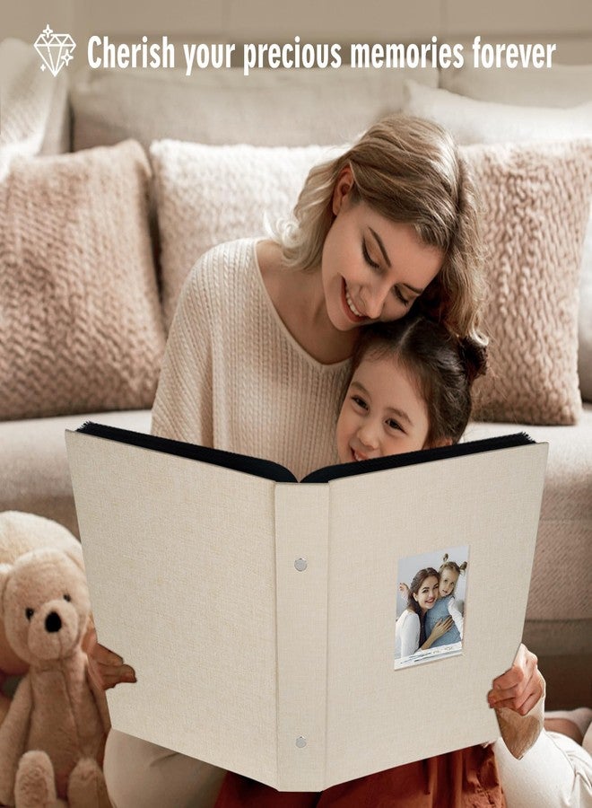Artmag Fabric Photo Album 4x6 400 Large Capacity for Family Wedding Anniversary Linen Album Holds 400 Vertical Photos (400 Pockets, Beige) - Image 5