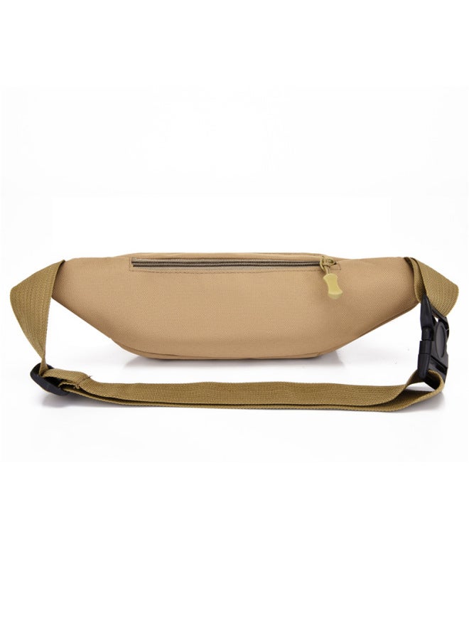 Generic Waist Bag Men's Casual Sports Lightweight Oxford Cloth Chest Bag Fashion Korean Outdoor Running Shoulder Messenger Bag-Color:Green - Image 4