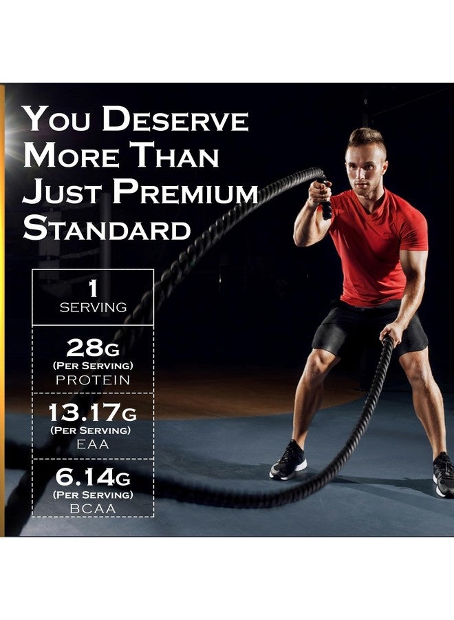 NAKPRO Gold Whey Protein Concentrate 80%, 1kg Unflavoured, Jar | 28g Protein, 6.2g BCAA | Trustified Certified 100% Authentic Supplement Powder & No Adulteration | Fast Absorbing Whey Protein Powder - Image 4