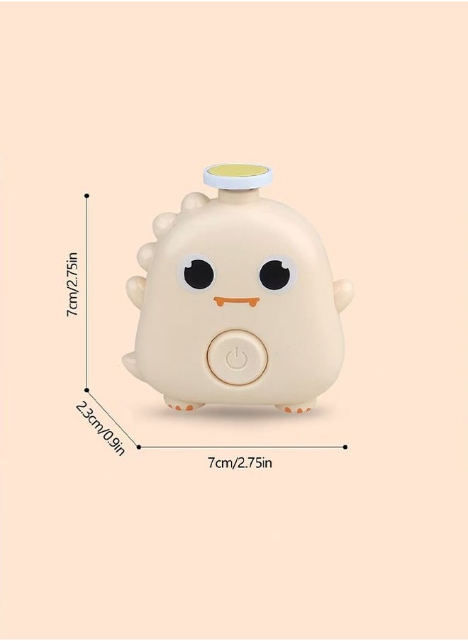 Aissiora Electric nail clippers Baby nail trimmer Children's nail clippers Splash-proof electric manicurator Cute dinosaur shape With 6 grinding heads  - Image 2