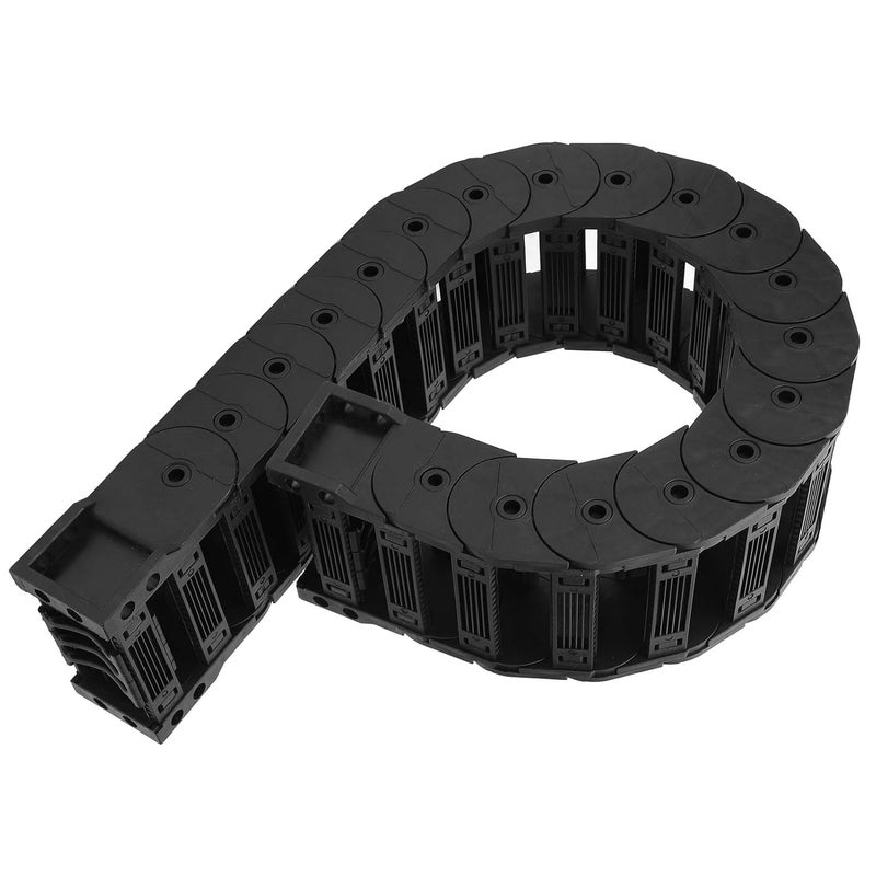 Full Enclosed Low Noise Cable Drag Chain D35x60 1m Length for 3D Printer CNC Router Mill - Image 1