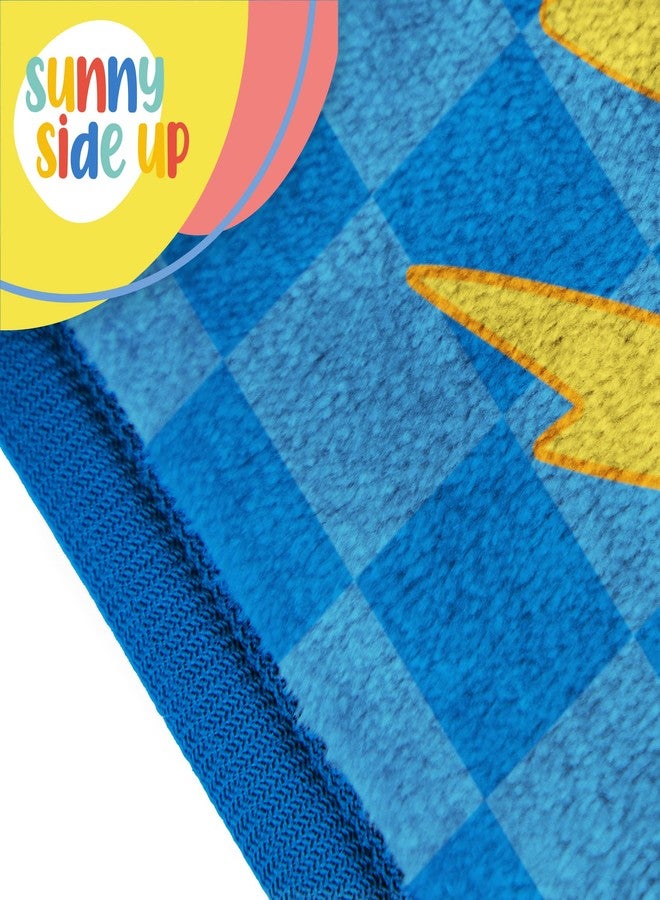 Sunny Side Up Disney Pixar Cars Plush Travel Throw Blanket - Measures 40 x 50 Inches - Super Soft & Cozy Travel Accessories Features Lightning McQueen - Image 4