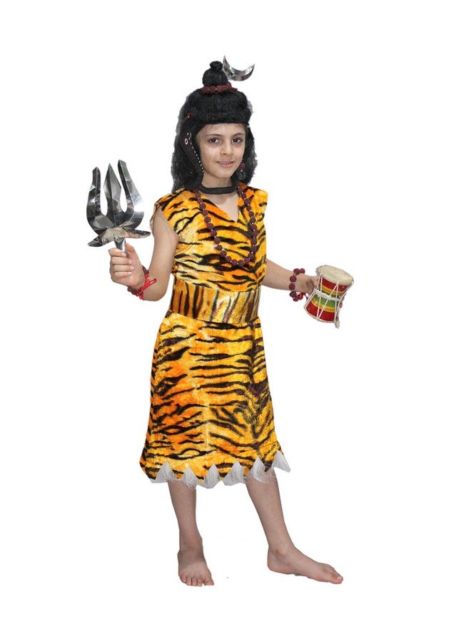 Kaku Fancy Dresses Polyester Lord Shiv Ji Costume For Kids | Mythological Character Dress - 5-6 Years, Multicolor - Image 2