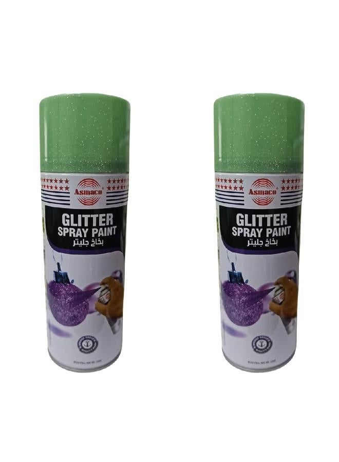 اسماكو طلاء بخاخ لامع من اسماكو - أخضر داكن - 400 مل - مجموعة من 02