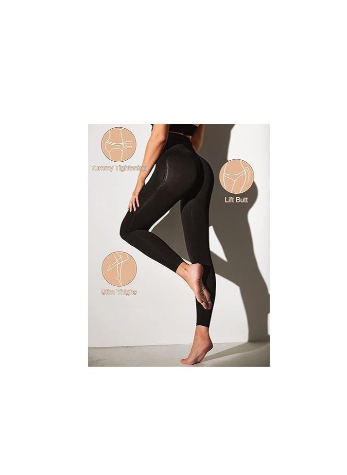 Generic - Women Shapewear Leggings High Waist Footless Tights Tummy Control Butt Lift Thigh Slimmer Compression Pants - Image 1