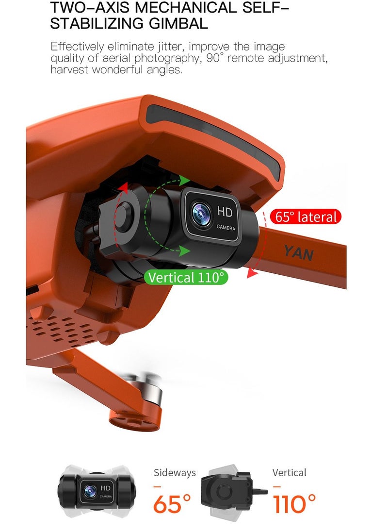 Orange SG108 PRO RC Drone 4K FPV 5G WiFi محرك بدون فرشاة 1 بطارية مع بطاقة ذاكرة 32 جيجابايت