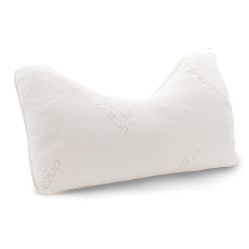 Naturepedic Organic Latex Side Sleeper Pillow StandardQueen Bed Pillow with Shoulder Cutout Luxury Pillow for Back Support and Neck Pain Relief