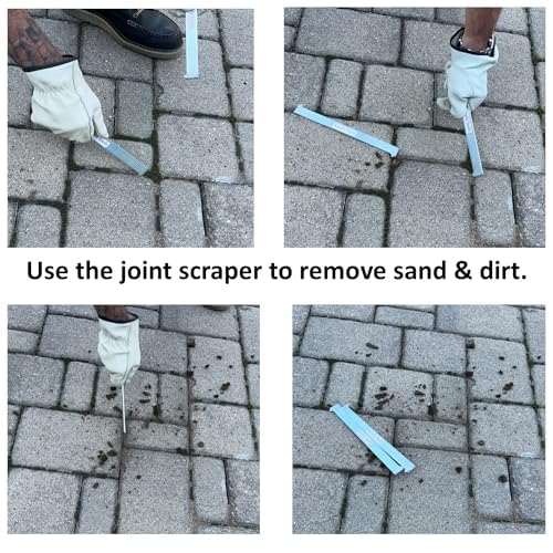 Keyfit Tools U.S.A. Paver Puller PRO 9" Contractor Grade 4140 Heat Treated & Case Hardened Steel w/Joint Scraper Micro Teeth & Gripper Slots Paver Extraction Removal Raise Locked Bricks & Pavers - Image 4