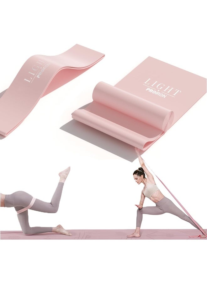 PROIRON 2 in 1 Resistance Bands Set - Includes Resistance Loop Bands, Physical Therapy Bands for Home Fitness, Stretching, Strength Training, Physical Therapy, Elastic Workout Bands for Whole Body - Image 1
