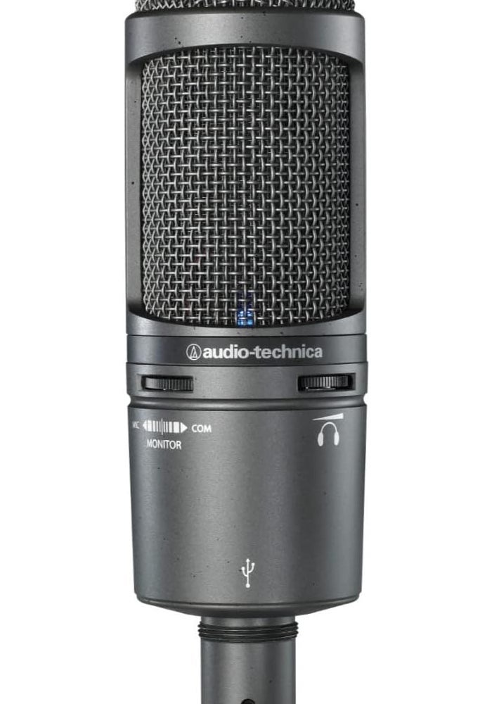 Audio-Technica AT2020USB+ Cardioid Condenser USB Microphone with High-Output Internal Headphone and Mix Control - Image 4