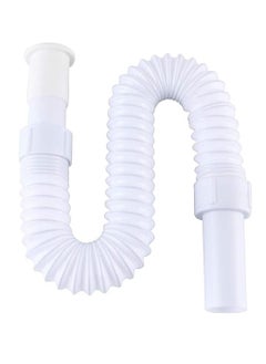 Generic Flexible Extension Drain Pipe, Angle Simple Flexible 1-1/4" Extension Hose, Bathroom Sink Expanded Tube, Lavatory Sink Tailpiece, Tail Pipe Extension For Vessel Sink, Length Of 14-9/16" To 33-1/16"  - Image 2