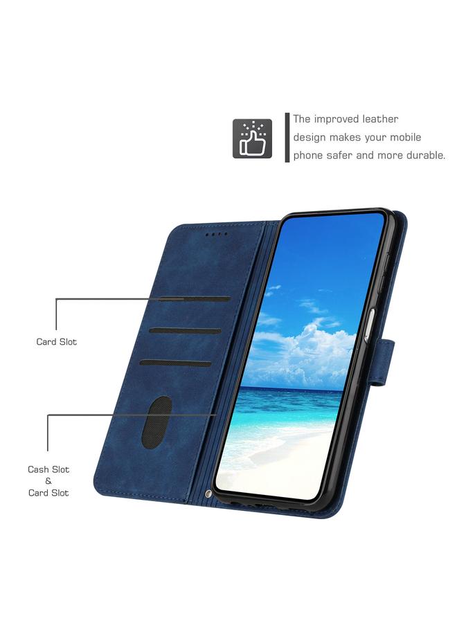 Zaboon Case For Infinix Note 12 VIP Skin Feel Heart Pattern Leather Phone Case with Lanyard - Image 5