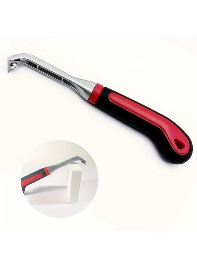 Reddish Black Heavy Duty Paint Scraper Tool Multi Purpose Manual Scraper For Wallpaper Adhesive Rust Grime - Image 2