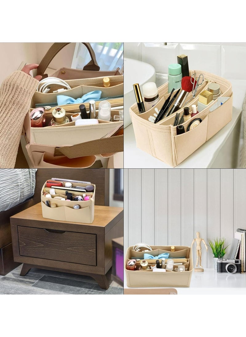 Handbag Organizer, Felt Bag Organizer with Removable Compartments